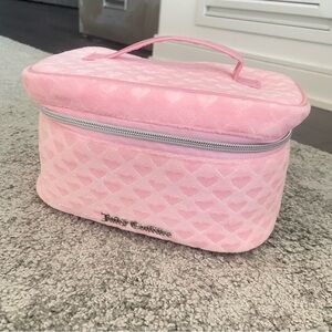 Juicy Couture Pink Heart Makeup Bag NWOT